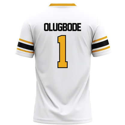 Missouri - NCAA Football : Donovan Olugbode - White Football Jersey-1