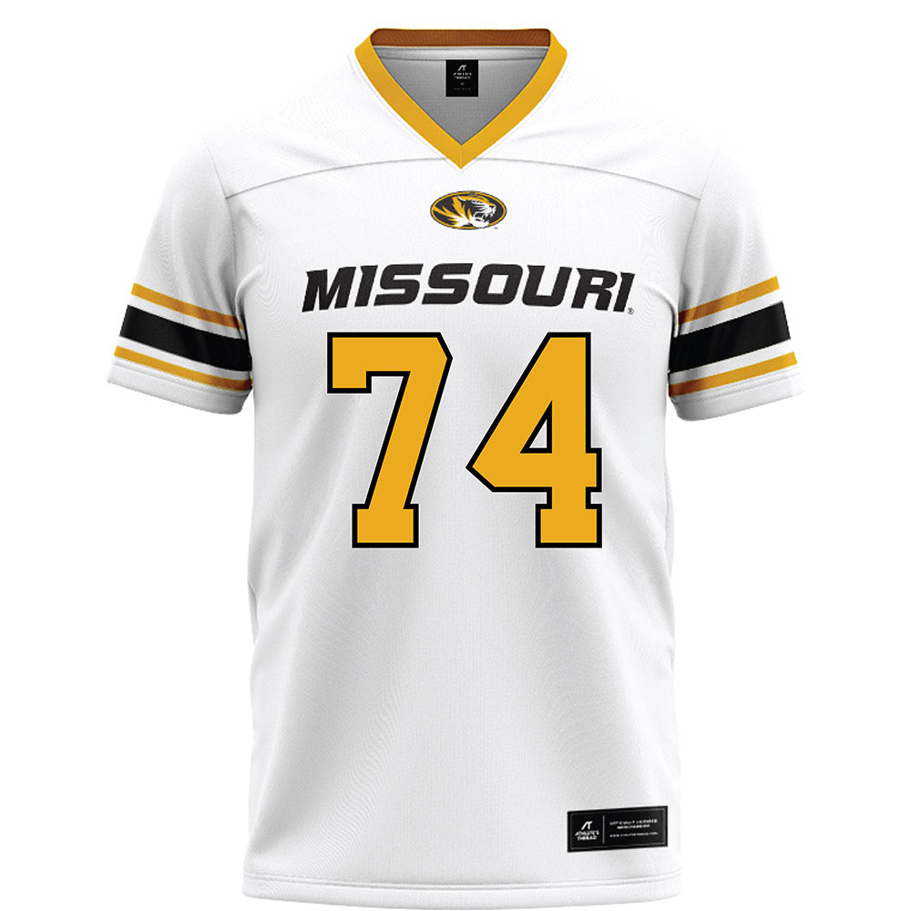 Missouri - NCAA Football : Whit Hafer - White Football Jersey-0