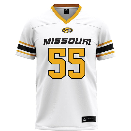 Missouri - NCAA Football : Cavan Tuley - White Football Jersey-0