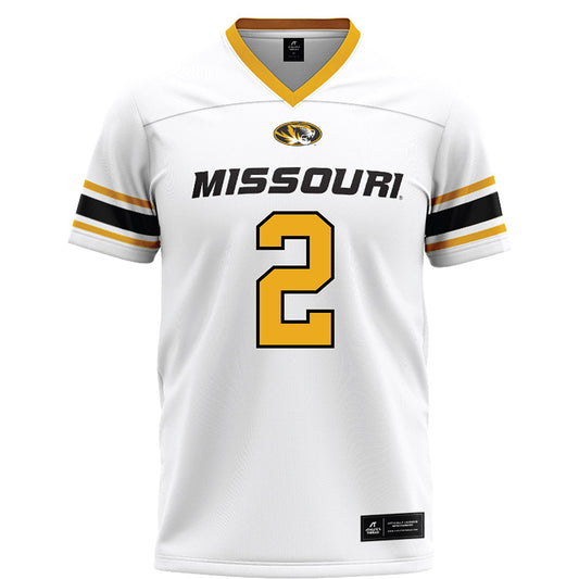 Missouri - NCAA Football : Caleb Goodie - White Football Jersey-0