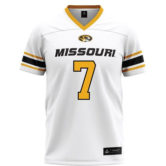 Missouri - NCAA Football : Gavin Sidwar - White Football Jersey-0