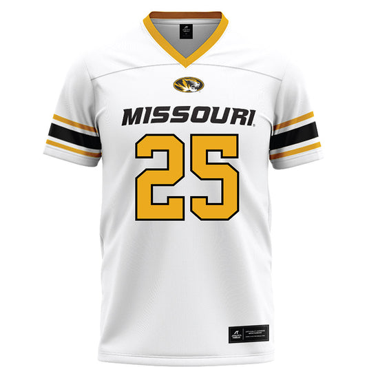 Missouri - NCAA Football : Jason King - White Football Jersey-0