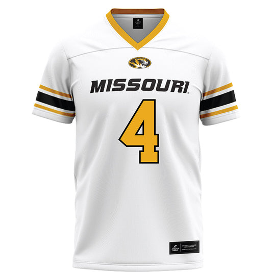 Missouri - NCAA Football : Trajen Greco - White Football Jersey-0