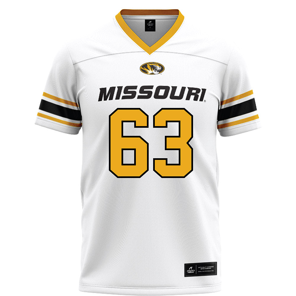 Missouri - NCAA Football : Chace Missouri - White Football Jersey-0