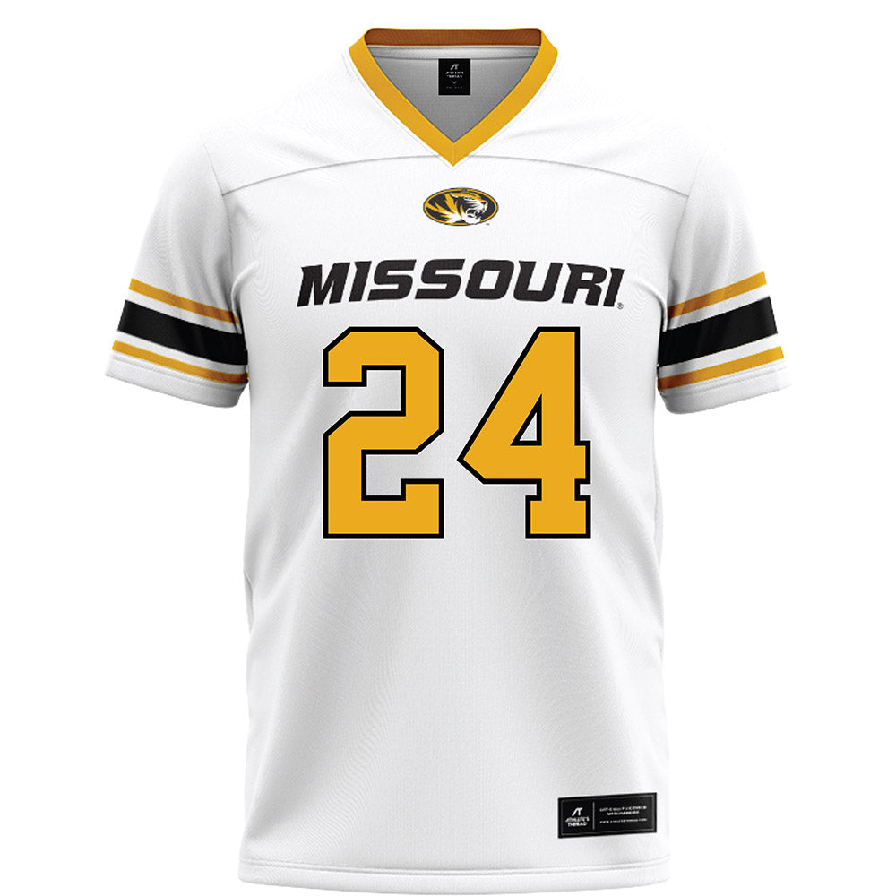Missouri - NCAA Football : Xaishaun Edwards - White Football Jersey-0