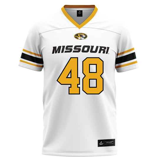 Missouri - NCAA Football : Oliver Robbins - White Football Jersey-0