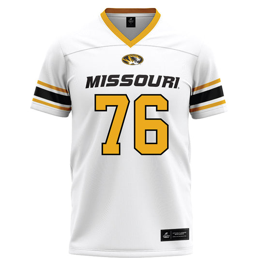 Missouri - NCAA Football : Jack Lange - White Football Jersey-0