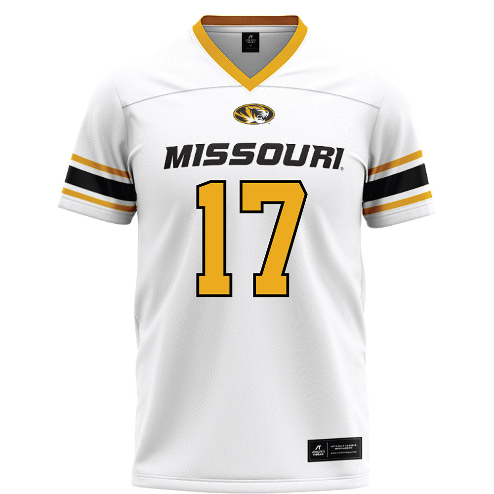Missouri - NCAA Football : Kenric Lanier - White Football Jersey-0
