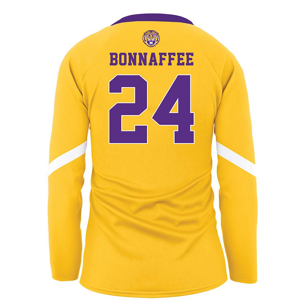 LSU - NCAA Women's Volleyball : Sophie Bonnaffee - Gold Volleyball Jersey-1