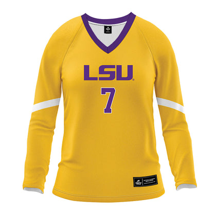 LSU - NCAA Women's Volleyball : Jessica Jones - Gold Volleyball Jersey-0