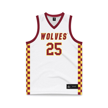 NSU - NCAA Men's Basketball : Parker Lemer - White Basketball Jersey