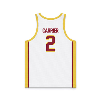 NSU - NCAA Women's Basketball : Makenzie Carrier - White Basketball Jersey-1