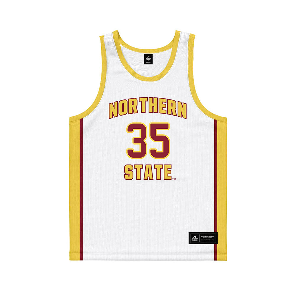 NSU - NCAA Women's Basketball : Telia Graham - White Basketball Jersey-0