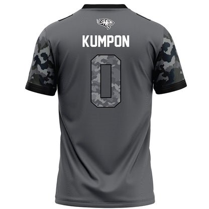 Towson - NCAA Football : Ben Kumpon - Dark Grey Jersey-1