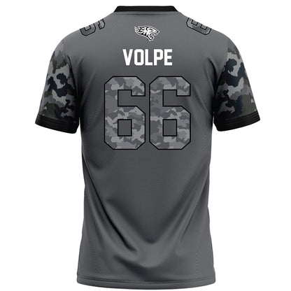 Towson - NCAA Football : Dan Volpe - Dark Grey Jersey-1