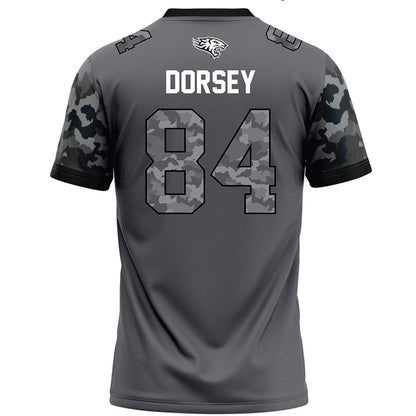 Towson - NCAA Football : Julius Dorsey - Dark Grey Jersey-1