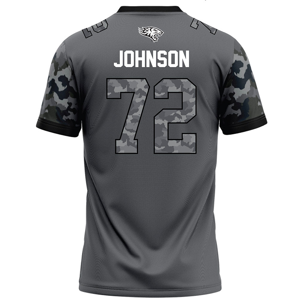 Towson - NCAA Football : Aidan Johnson - Dark Grey Jersey-1