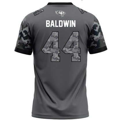 Towson - NCAA Football : Luke Baldwin - Dark Grey Jersey-1