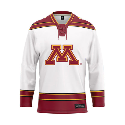 Minnesota - NCAA Men's Ice Hockey : Jacob Rombach - White Hockey Jersey-0