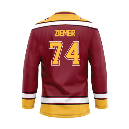 Minnesota - NCAA Men's Ice Hockey : Brodie Ziemer - Maroon Hockey Jersey-1