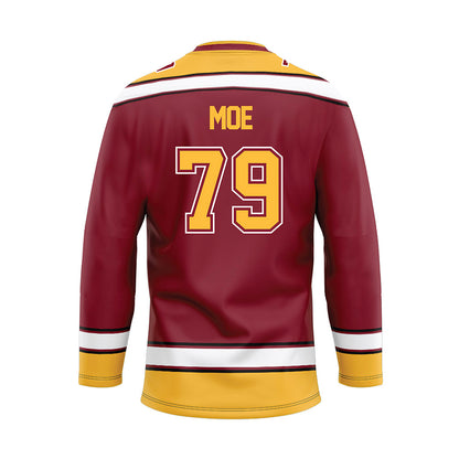 Minnesota - NCAA Men's Ice Hockey : Mason Moe - Maroon Hockey Jersey-1
