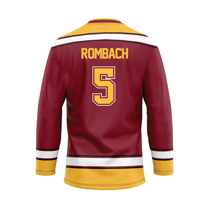 Minnesota - NCAA Men's Ice Hockey : Jacob Rombach - Maroon Hockey Jersey-1