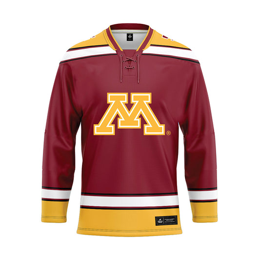Minnesota - NCAA Men's Ice Hockey : Jacob Rombach - Maroon Hockey Jersey-0