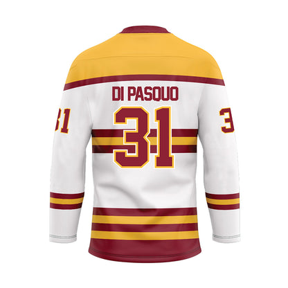 Minnesota - NCAA Men's Ice Hockey : Luca Di Pasquo - White Hockey Jersey-1