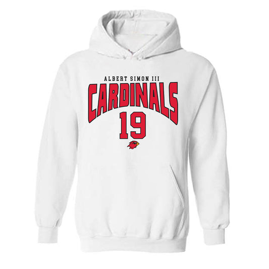 Lamar - NCAA Football : Albert Simon III - Classic Fashion Shersey Hooded Sweatshirt-0