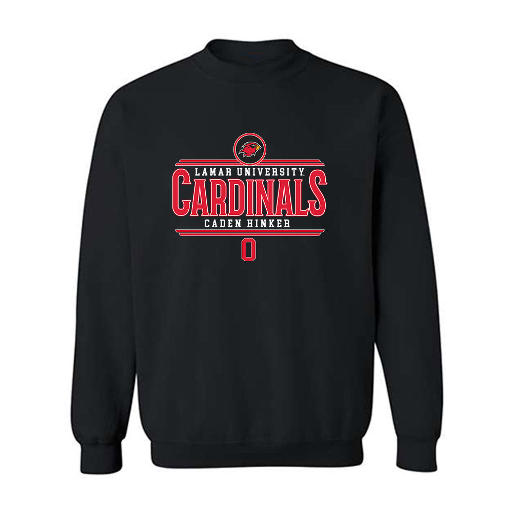 Lamar - NCAA Men's Basketball : Caden Hinker - Classic Fashion Shersey Crewneck Sweatshirt-0