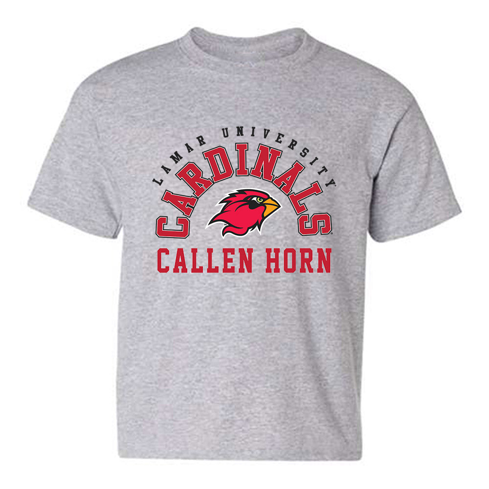 Lamar - NCAA Men's Track & Field : Callen Horn - Classic Fashion Shersey Youth T-Shirt-0