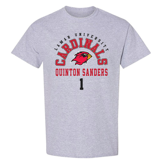 Lamar - NCAA Men's Basketball : Quinton Sanders - Classic Fashion Shersey T-Shirt-0