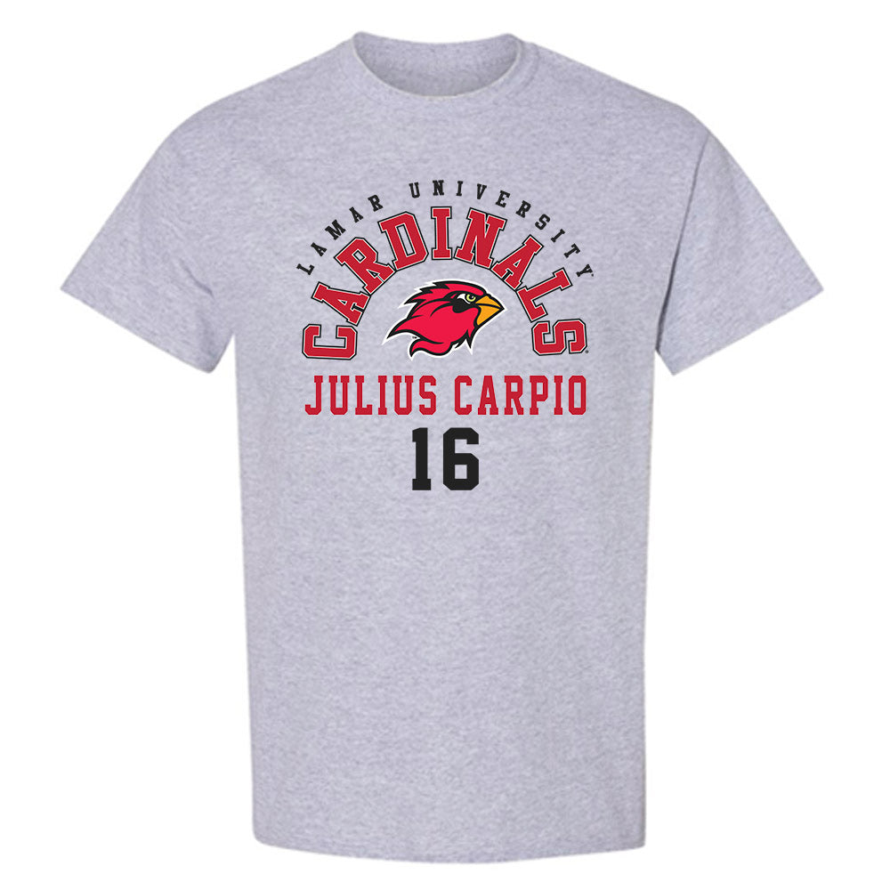 Lamar - NCAA Baseball : Julius Carpio - Classic Fashion Shersey T-Shirt-0