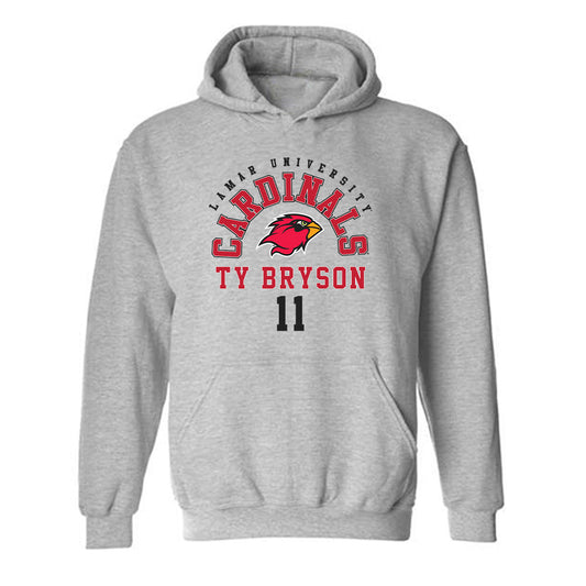 Lamar - NCAA Football : Ty Bryson - Classic Fashion Shersey Hooded Sweatshirt-0