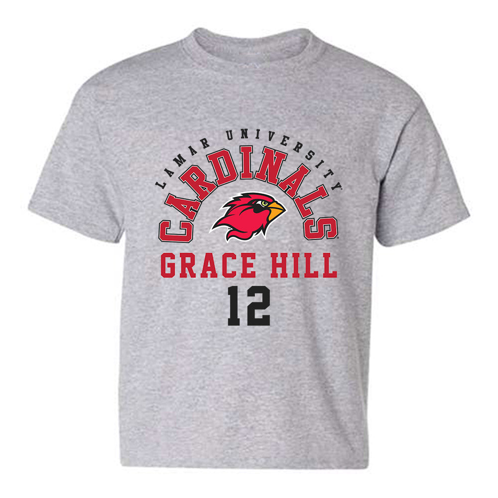 Lamar - NCAA Women's Volleyball : Grace Hill - Classic Fashion Shersey Youth T-Shirt-0