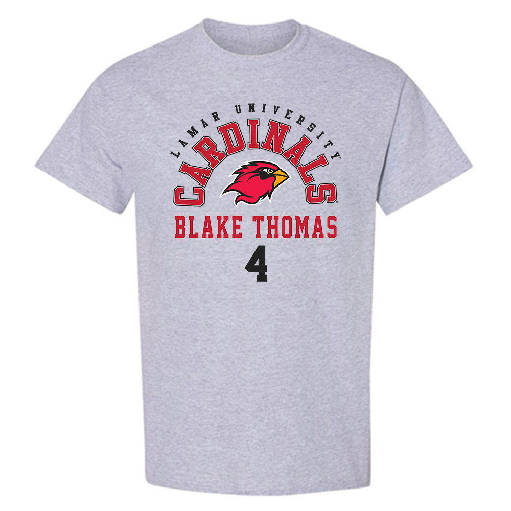 Lamar - NCAA Football : Blake Thomas - Classic Fashion Shersey T-Shirt-0