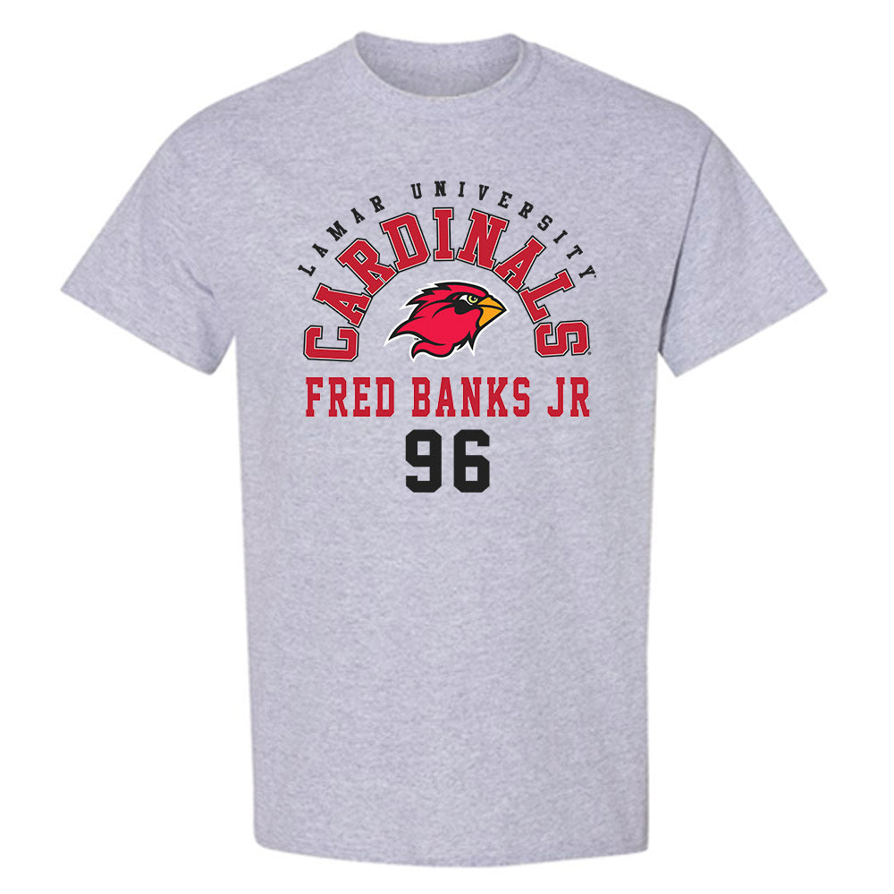 Lamar - NCAA Football : Fred Banks Jr - Classic Fashion Shersey T-Shirt-0