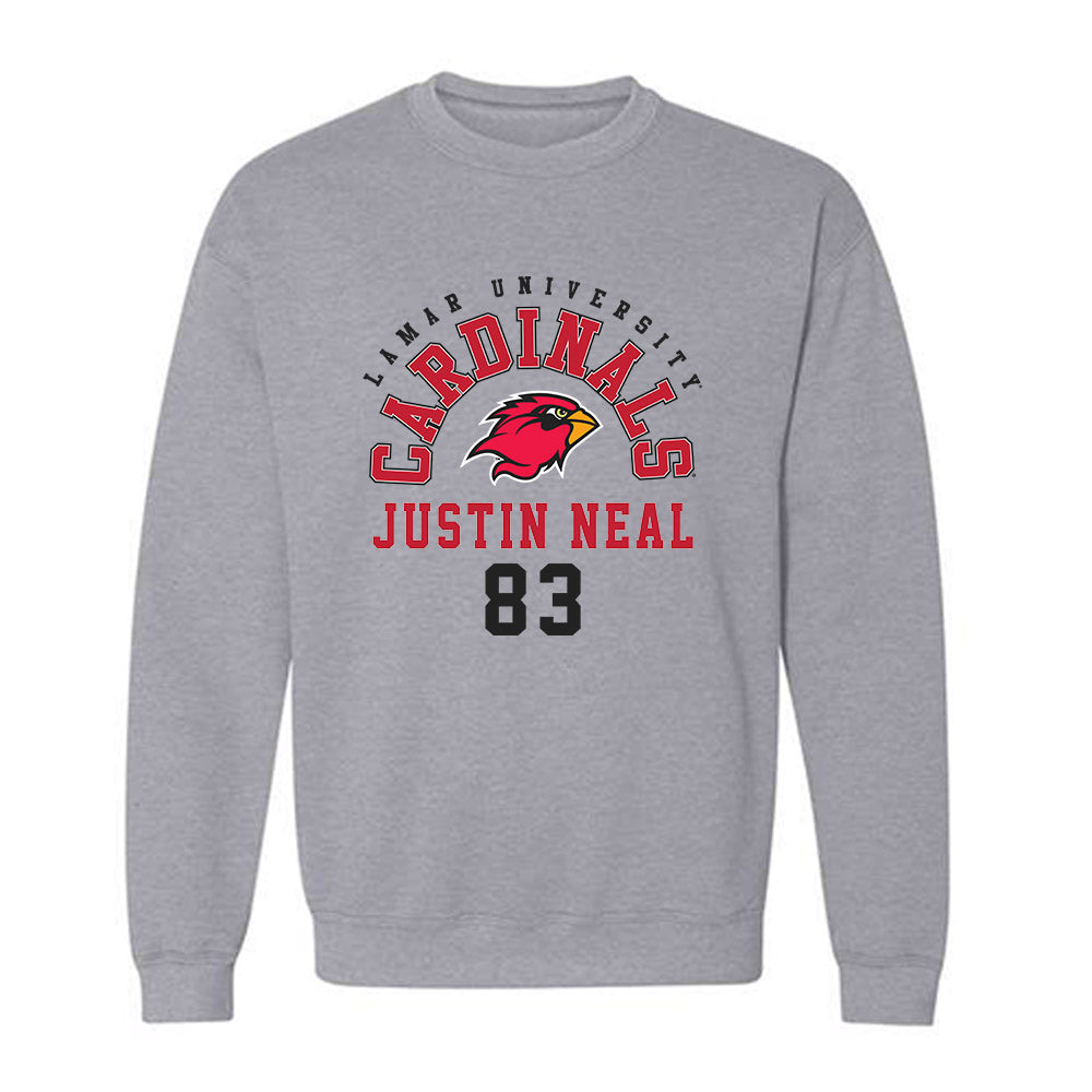 Lamar - NCAA Football : Justin Neal - Classic Fashion Shersey Crewneck Sweatshirt-0