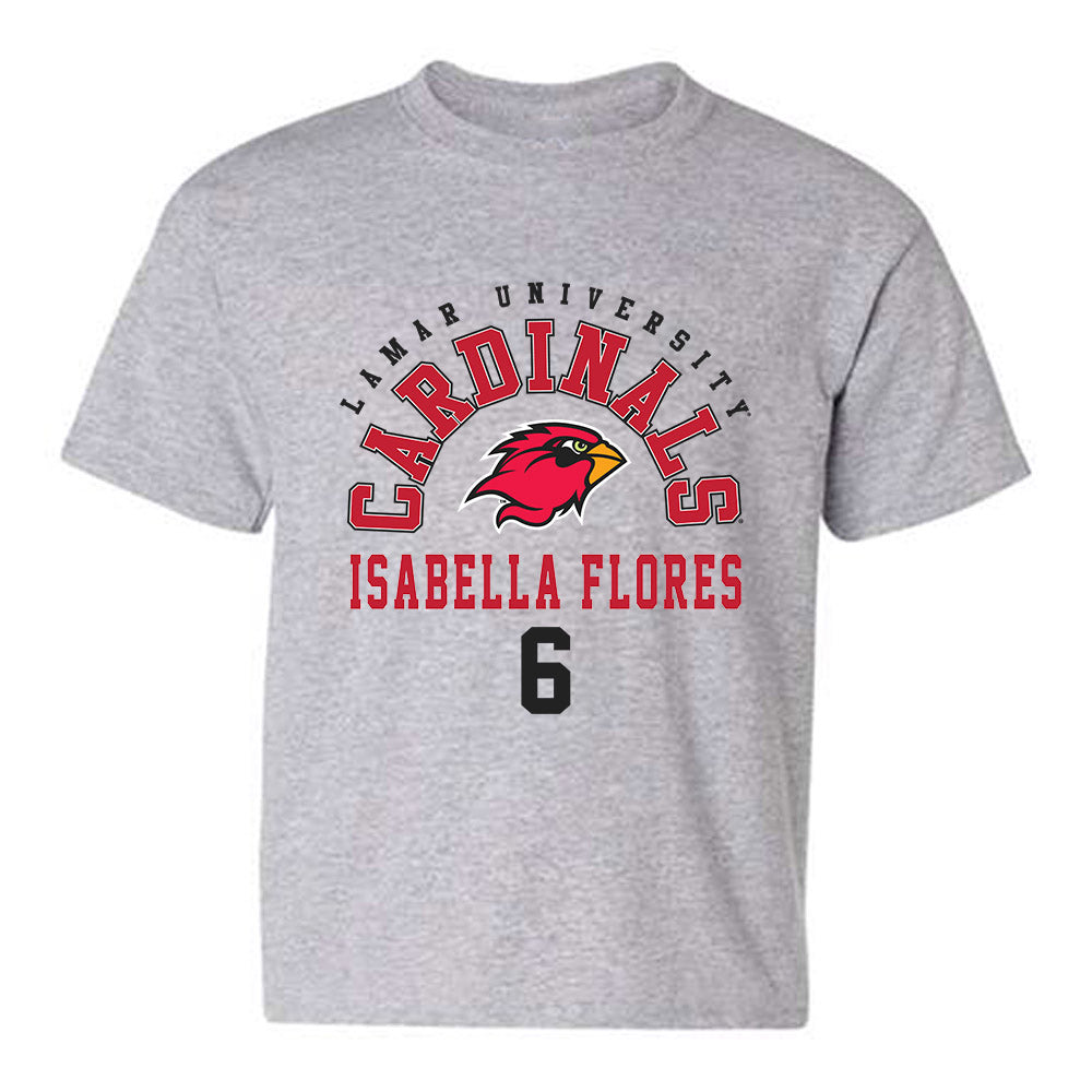 Lamar - NCAA Softball : Isabella Flores - Classic Fashion Shersey Youth T-Shirt-0
