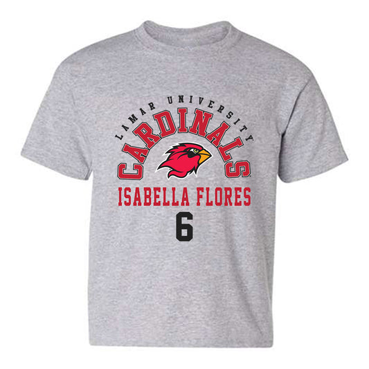 Lamar - NCAA Softball : Isabella Flores - Classic Fashion Shersey Youth T-Shirt-0