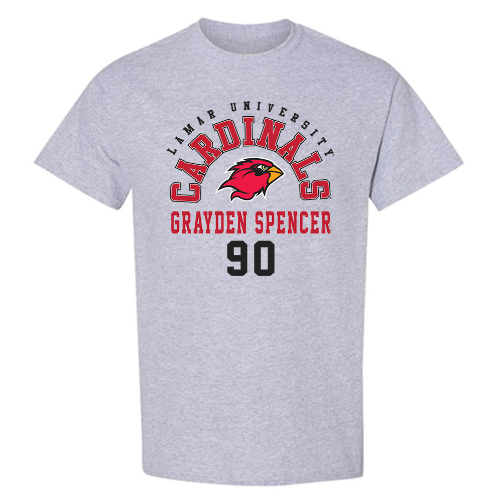 Lamar - NCAA Football : Grayden Spencer - Classic Fashion Shersey T-Shirt-0