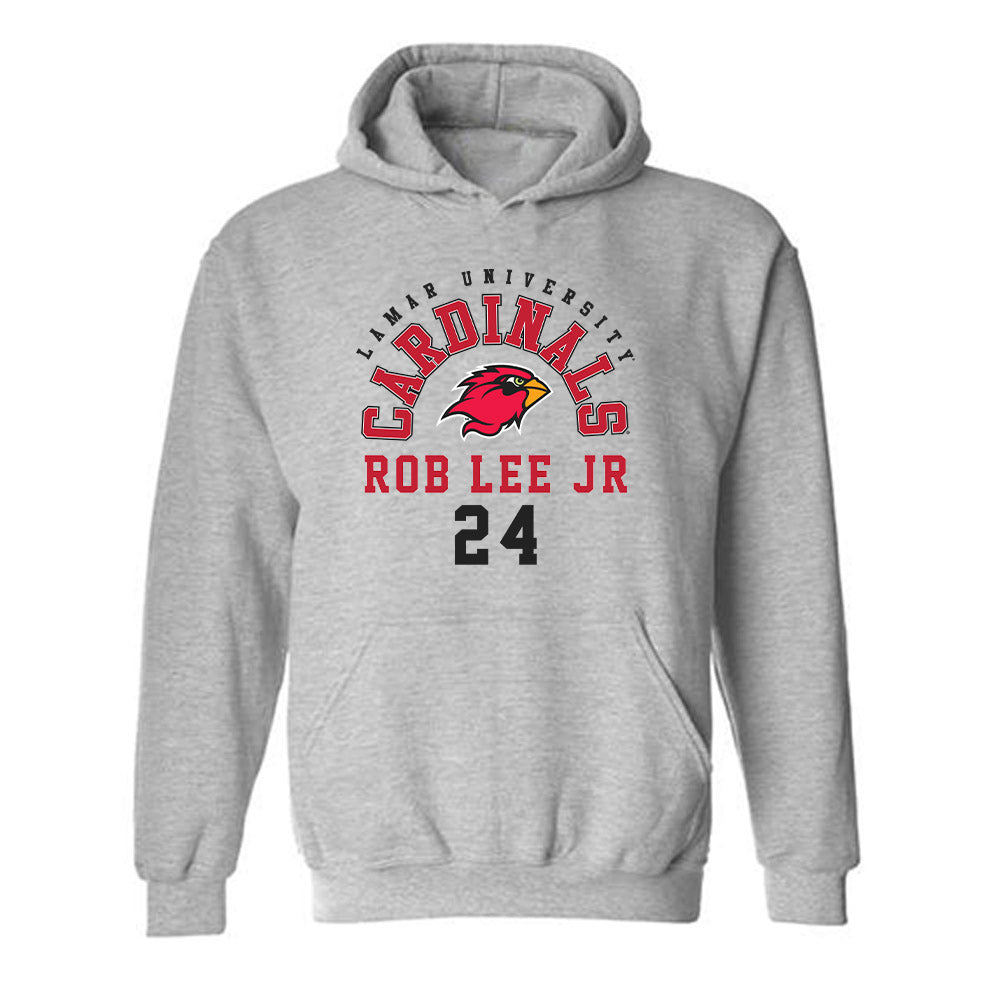 Lamar - NCAA Men's Basketball : Rob Lee Jr - Classic Fashion Shersey Hooded Sweatshirt-0