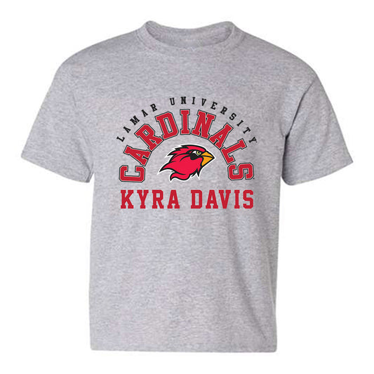 Lamar - NCAA Women's Track & Field : Kyra Davis - Classic Fashion Shersey Youth T-Shirt-0