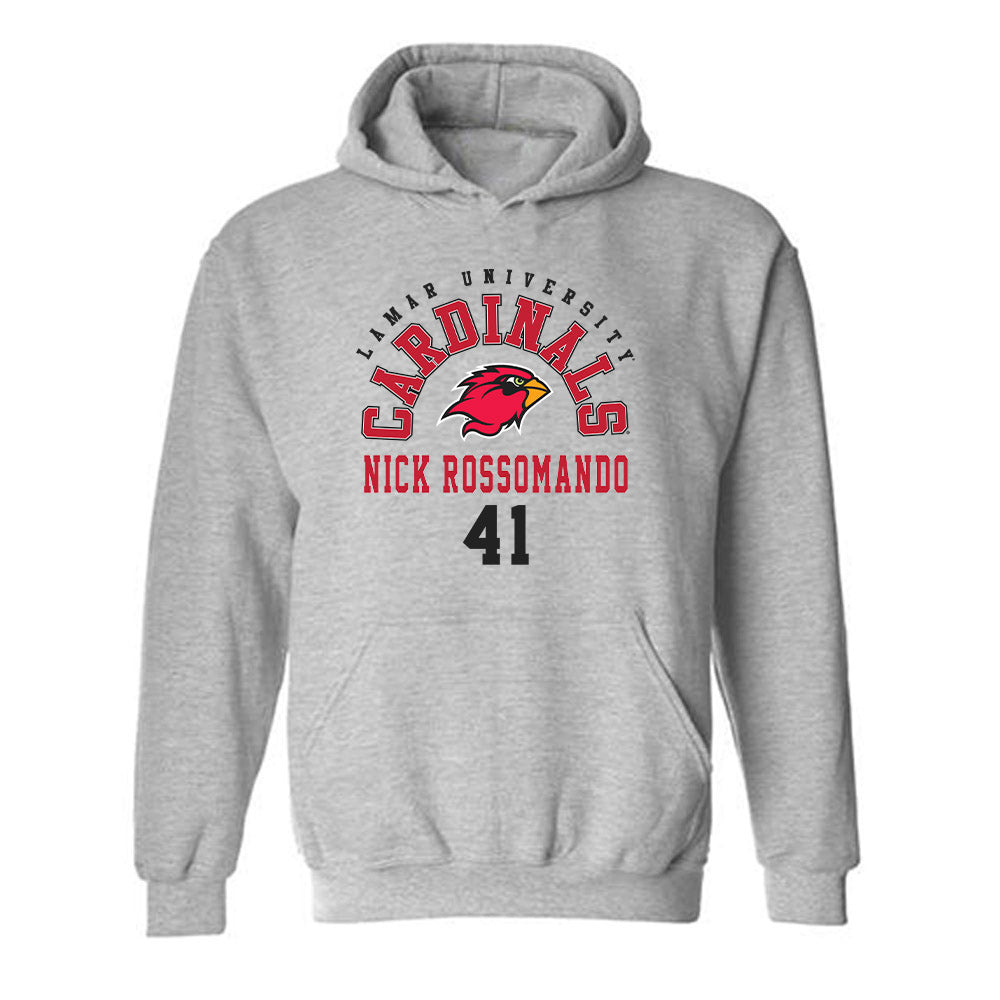 Lamar - NCAA Football : Nick Rossomando - Classic Fashion Shersey Hooded Sweatshirt-0