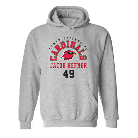 Lamar - NCAA Football : Jacob Hefner - Classic Fashion Shersey Hooded Sweatshirt-0
