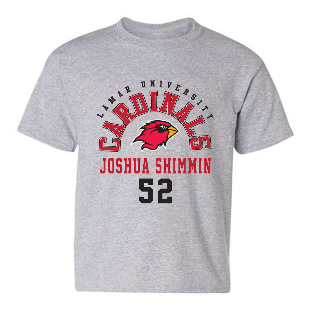 Lamar - NCAA Baseball : Joshua Shimmin - Classic Fashion Shersey Youth T-Shirt-0