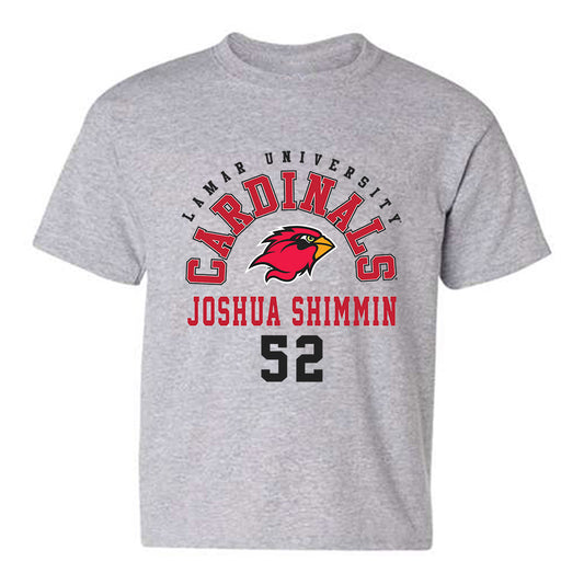 Lamar - NCAA Baseball : Joshua Shimmin - Classic Fashion Shersey Youth T-Shirt-0