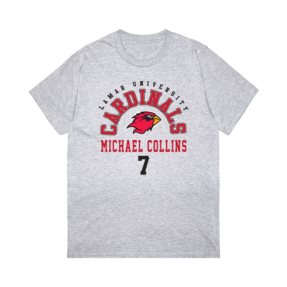 Lamar - NCAA Men's Basketball : Michael Collins - Classic Fashion Shersey T-Shirt-0