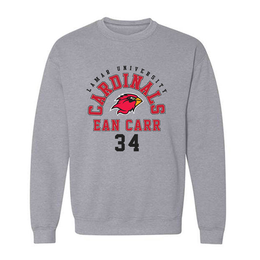 Lamar - NCAA Football : Ean Carr - Classic Fashion Shersey Crewneck Sweatshirt-0