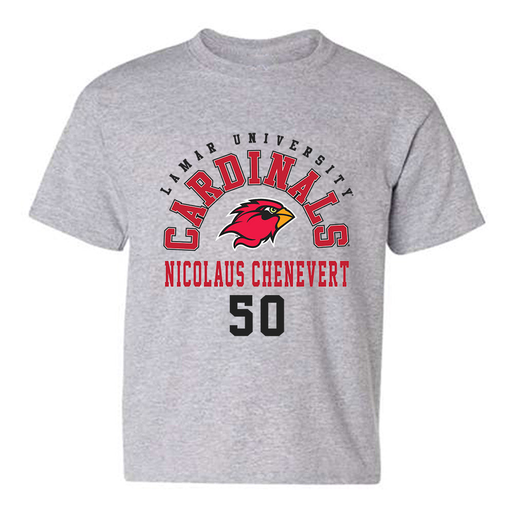 Lamar - NCAA Football : Nicolaus Chenevert - Classic Fashion Shersey Youth T-Shirt-0